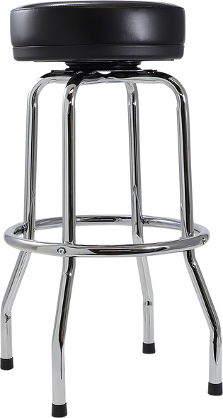 MOOSE RACING Branded Barstool - Black/White Logo X80-6020MRNU