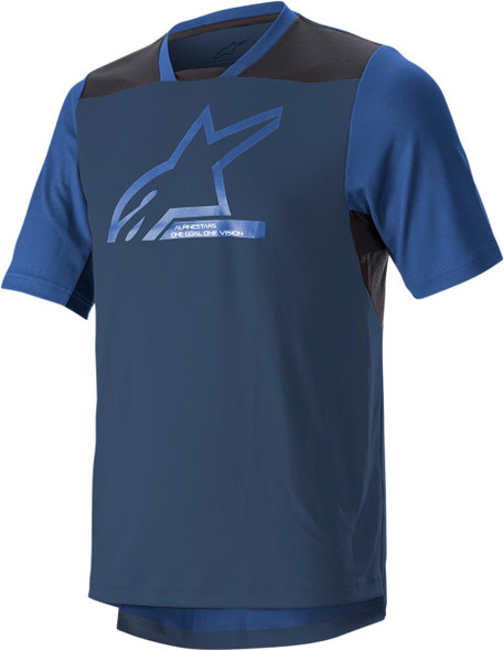  ALPINESTARS Drop 6.0 V2 Short-Sleeve Jersey - Midnight Blue/Black - Small 1766322-7319-SM 