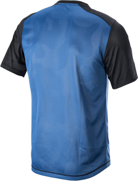  ALPINESTARS Alps 4.0 V2 Short-Sleeve Jersey - Blue/Black/Light Gray - Medium 1765922-7318-MD 