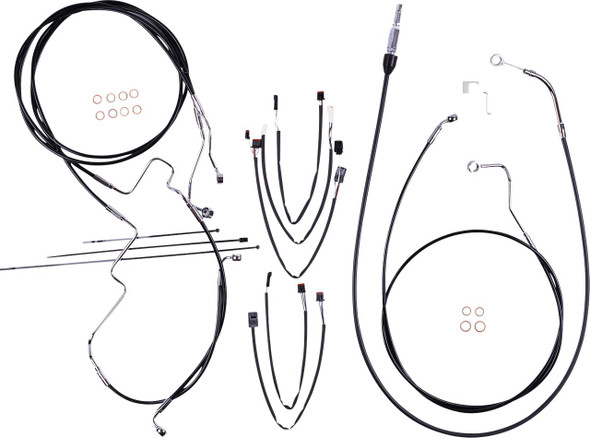  MAGNUM SHIELDING XR Handlebar Installation Kit - Black/Chrome 4891191 