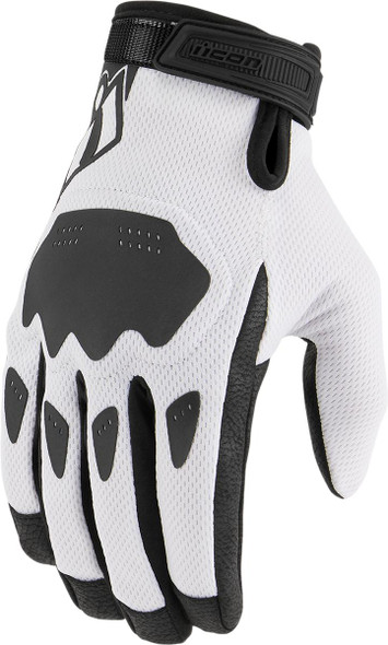  ICON Hooligan* CE Gloves - White - 2XL 3301-4394 