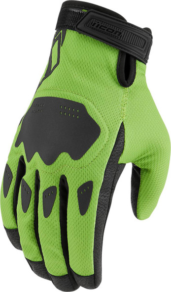  ICON Hooligan* CE Gloves - Green - Medium 3301-4367 