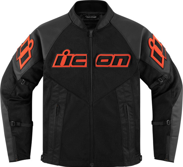  ICON Mesh AF* Leather Jacket - Slayer - Medium 2810-3908 