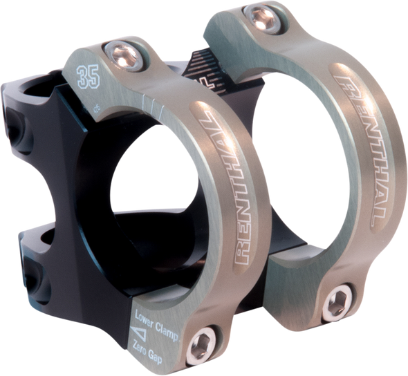 Renthal Apex35 Stem 33mm 6° Rise 40mm Stack 35mm Clamp STM117-BKAG