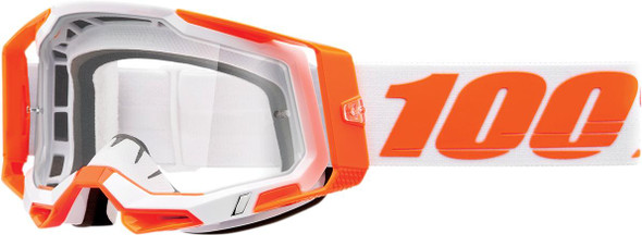  100% Racecraft 2 Goggles - Orange - Clear 50009-00013 