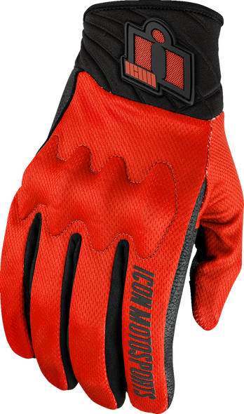 ICON Anthem3* Gloves - Red - Small 3301-4869