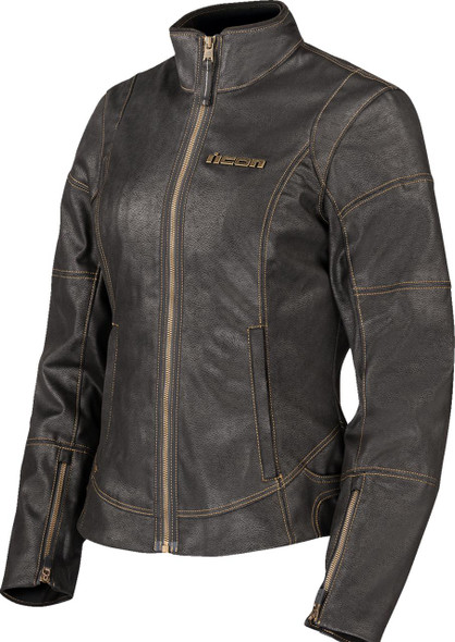  ICON Women's Tuscadero3* Jacket - Black - Medium 2822-1771 