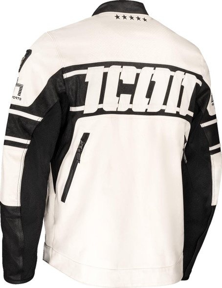  ICON Neo Daytona 2 Jacket - White/Black - Small 2820-7068 