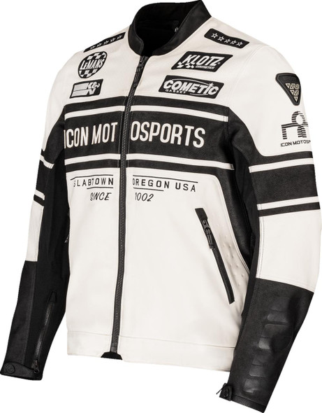 ICON Neo Daytona 2 Jacket - White/Black - 3XL 2820-7073 