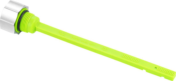  FIGURATI DESIGNS Performance Magnetic Oil Dipstick - Curved - Silver - Indian FD01-MAGDSTS-SM-SS 