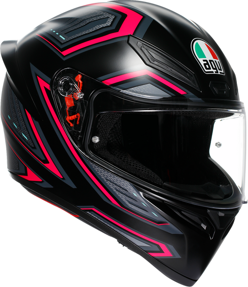 AGV K1 S Helmet - Sling - Matte Black/Purple - XS 2118394003-063-XS AGV K1 S Helmet - Sling - Matte Black/Purple - XS 2118394003-063-XS