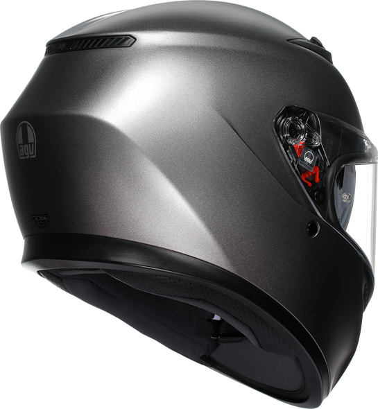 AGV K3 Helmet - Mono - Matte Luna Gray - Large 2118381004-023-L AGV K3 Helmet - Mono - Matte Luna Gray - Large 2118381004-023-L