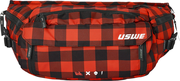 USWE Waist Hip Pack - 6L - Flannel Red 206083048