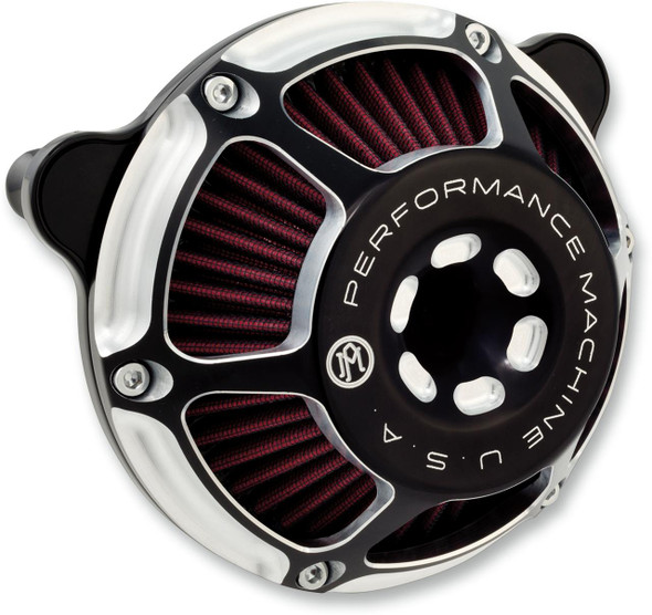  PERFORMANCE MACHINE (PM) Max HP Air Cleaner Kit - Contrast Cut* 0206-2164-BM 