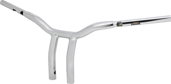  LA CHOPPERS Handlebar - One-Piece Kage Fighter - Pullback - 10" x 1-1/4" - Chrome LA-7369-10 