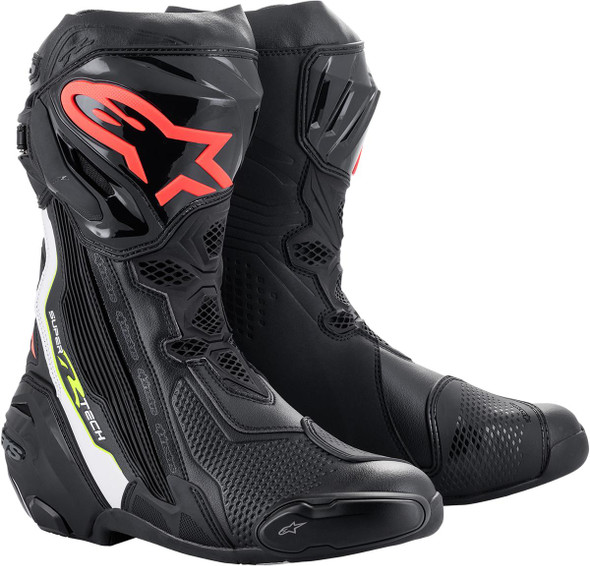  ALPINESTARS Supertech R Boots - Black/Red - US 9.5 / EU 44 2220021-1236-44 