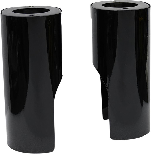  ARLEN NESS Fork Boot Cover - Gloss Black Powdercoat - Smooth 125-000 