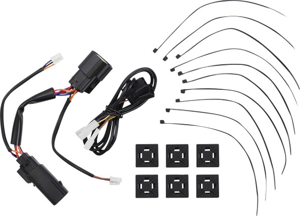  CUSTOM DYNAMICS Marker Light - Saddlebag - Red - Black CD-SB-SIDE-RB 