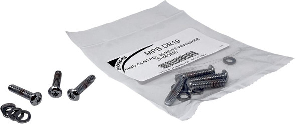  DRAG SPECIALTIES Screw Kit - Hand Control - Chrome MPBDR19 