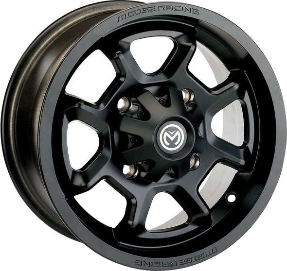 MOOSE OFFROAD Wheel - 415X - Front/Rear - Black - 14x7 - 4/156 - 4+3 415MO147156MB4