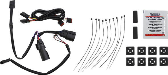  CUSTOM DYNAMICS Latch Light - Saddlebag - Dual Color - Red - Chrome CD-SBL-DC4-RC 