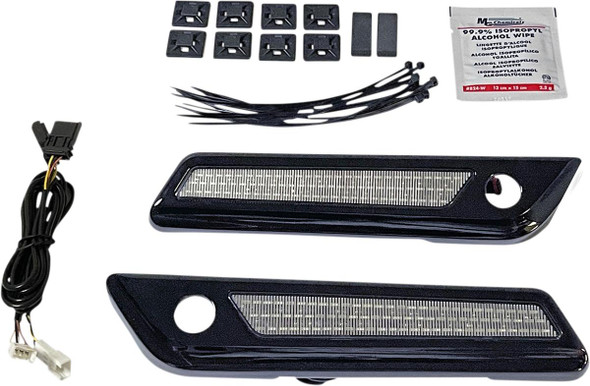  CUSTOM DYNAMICS Latch Light - Saddlebag - Smoke - Black CD-SBL-BCM-SB 