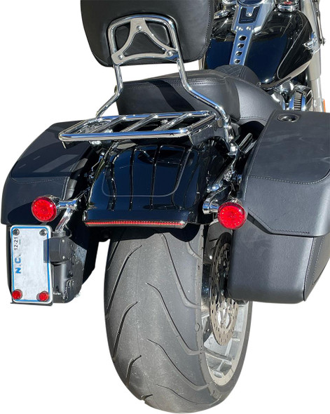  CUSTOM DYNAMICS Taillight with Turn Signals - Smoke CD-FATBOY-S 