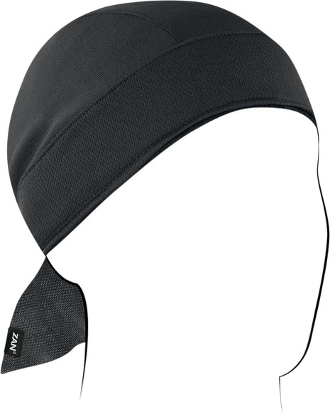  ZAN HEADGEAR Flydanna Micro-Mesh Polyester Headwrap - Black ZM114 