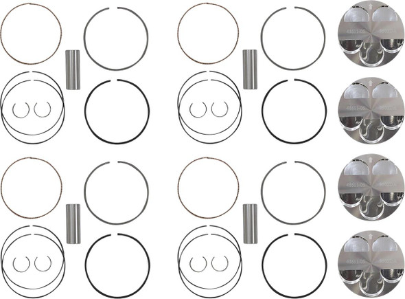 WOSSNER Wossner Piston Kit 73.95mm Yamaha RX10 RX-1 2003-2005 K7502DA-4 