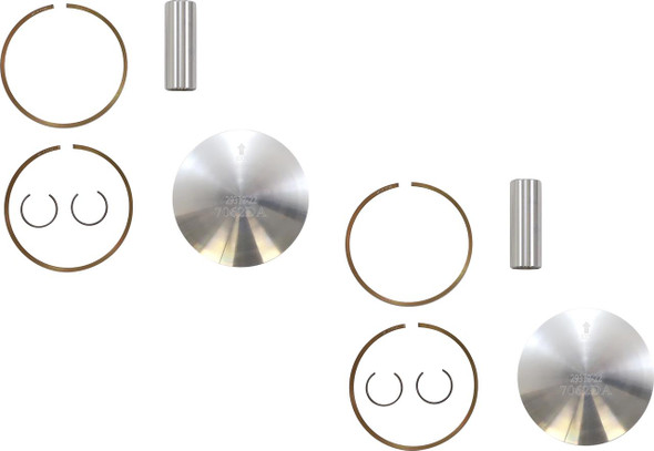 WOSSNER Wossner Piston Kit 77.11mm 2011-2012 Polaris 600 Rush K7062DA-2 