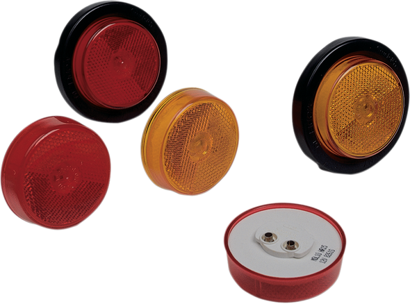 WESBAR Round Marker and Clearance Light - Red 203381