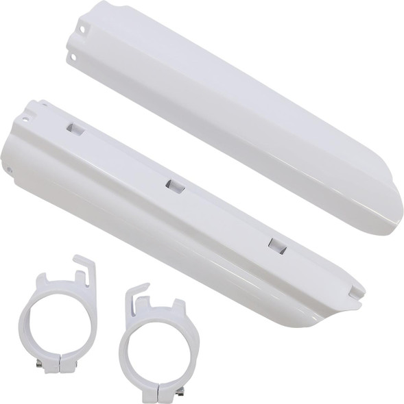  UFO Fork Tube Protectors - White - YZ YA02838-046 
