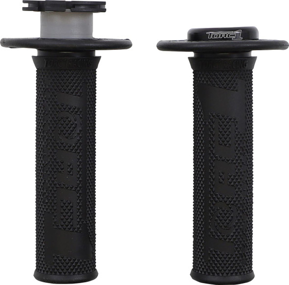  TORC1 Grips - Defy - Lock-On - Diamond - KEV-TEC Ballistic Rubber - Black 4650-0202 