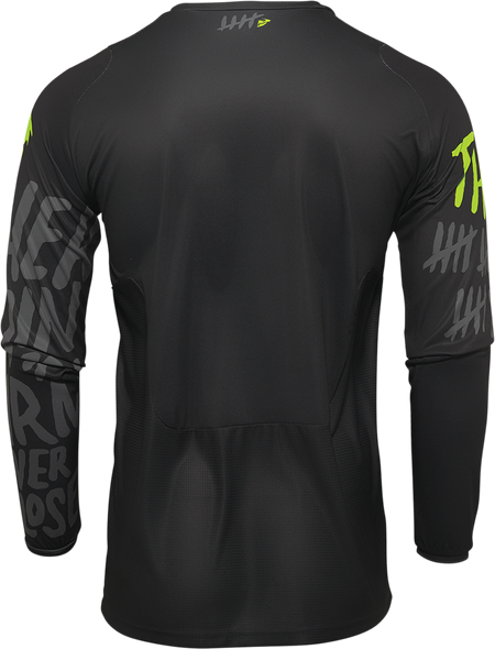 THOR Pulse Counting Sheep Jersey - Charcoal/Acid - Medium 2910-6566