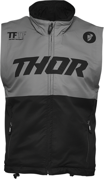 THOR Warmup Vest - Black/Charcoal - Small 2830-0534