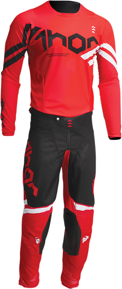 THOR Pulse Cube Pants - Red/White - 34 2901-9492