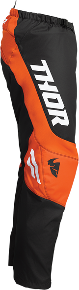 THOR Youth Sector Chev Pants - Charcoal/Red Orange - 28 2903-2030
