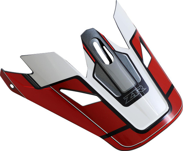  Z1R Rise Visor Kit - MC - Red/Gray 0132-1471 