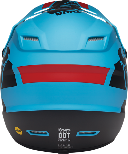 THOR Youth Sector Helmet - Split - MIPS? - Blue/Black - Small 0111-1466