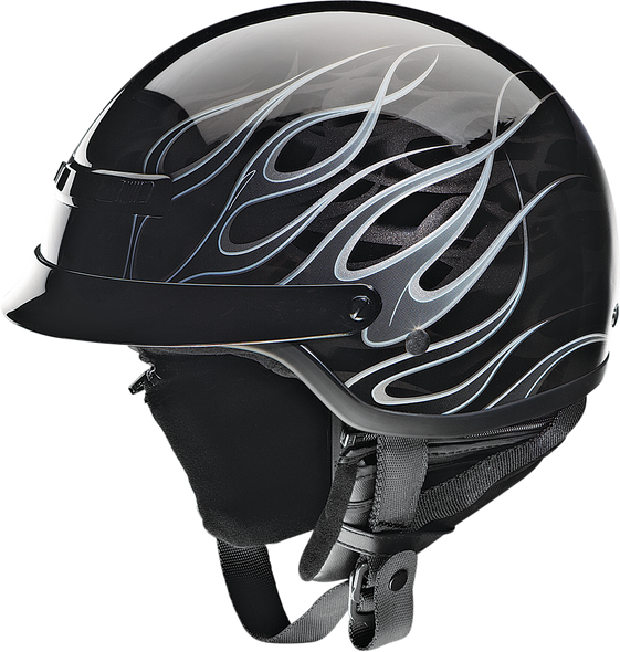 Z1R Nomad Helmet - Hellfire - Black/Silver - XL 0103-0712