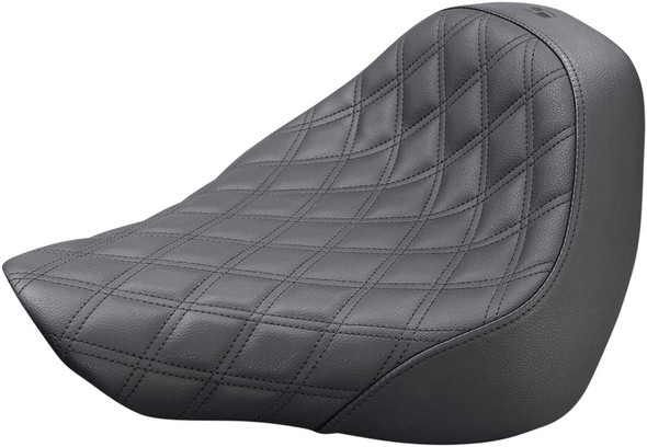  SADDLEMEN Renegade Solo Seat - Lattice Stitched - Black - FL/FX '18-'24 818-27-002LS 