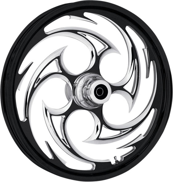 RC COMPONENTS Wheel - Savage Eclipse - Front - Single Disc/without ABS - Black Eclipse - 23x3.75 - '00-'07 FLT 23375-9935-85E
