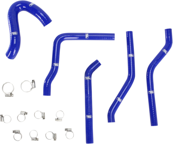 MOOSE RACING Radiator Hose Kit - Blue - Kawasaki MBU-KAW-68-BL