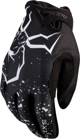 MOOSE RACING Youth SX1* Gloves - Black - Medium 3332-1691