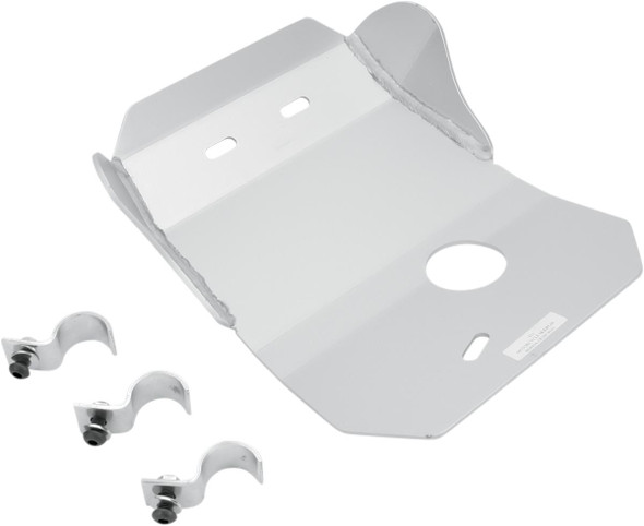  MOOSE OFFROAD Skid Plate - Silver - Honda - CR500R 433 