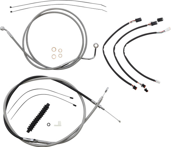  MAGNUM SHIELDING XR Handlebar Installation Kit - Stainless Steel/Chrome 589981 
