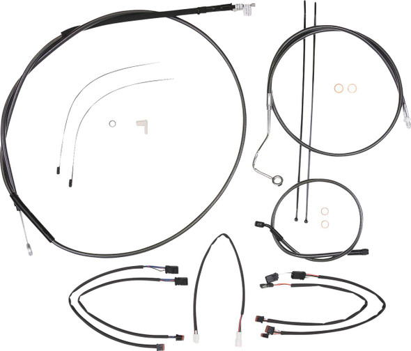  MAGNUM SHIELDING Black Pearl* Designer Handlebar Installation Kit 4871021 