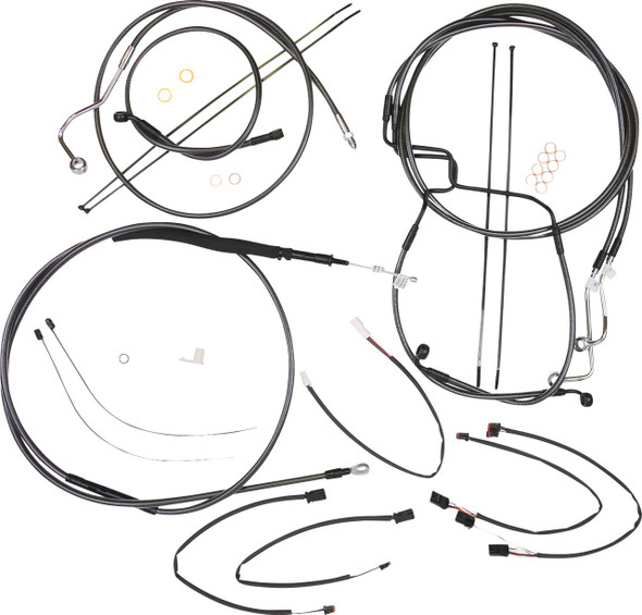  MAGNUM SHIELDING Black Pearl* Designer Handlebar Installation Kit 4871012 