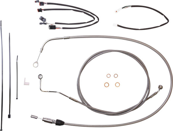  MAGNUM SHIELDING XR Handlebar Installation Kit - Stainless Steel/Chrome 5891171 