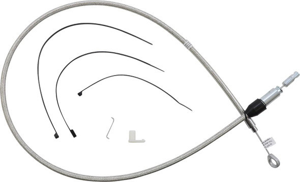  MAGNUM SHIELDING Polished Stainless Quick Connect Upper Clutch Cable 523410HE 